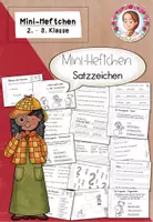 Vorschau - Arbeitsblätter - Satzzeichen üben – Mini-Heft für Deutsch Klasse 2 – 3 - Deckblatt