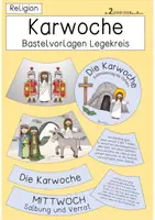 Vorschau - Präsentationen/Tafelbilder - Legekreis: Karwoche - Palmsonntag bis Ostern - Deckblatt