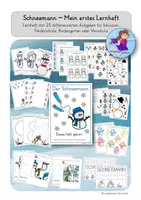 Vorschau - Unterrichtsreihen - Materialpaket Winter in der sonderpädagogischen Förderung Förderschule Inklusion Vorschule - Seite 1