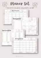 Vorschau - Anderer Materialtyp - Planer Set - Stundenplan/Tagesplan/Wochenplan/Monatsplan - Deckblatt