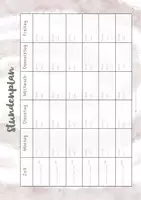 Vorschau - Anderer Materialtyp - Planer Set - Stundenplan/Tagesplan/Wochenplan/Monatsplan - Seite 2
