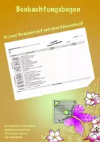 Vorschau - Lehrpläne/Lehrermaterial - Beobachtungsbogen (mit / ohne Klassenheld) - Deckblatt