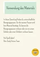 Vorschau - Spiele - Bewegungspausen/ Sammlung für den Unterricht - Seite 1