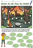 Vorschau - Arbeitsblätter - AnybookPro Material: Hörspur - Die Tiere im Wald - Seite 1