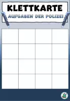 Vorschau - Arbeitsblätter - AnybookPro Material: Aufgaben der Polizei - Deckblatt