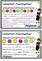 Vorschau - Arbeitsblätter - Anybook Pro Materialpaket: Fasching/Karneval - Seite 3