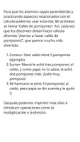 Vista previa - Hojas de trabajo - Caldo de pompones (Cálculo y conteo) - página 1