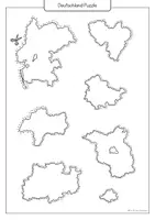 Vorschau - Arbeitsblätter - Deutschland Bundesländer lernen Puzzle 🇩🇪 🌍 - Seite 3