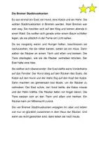 Vorschau - Fördermaterial/Inklusion - Die Bremer Stadtmusikanten Märchentext differenziert - Seite 1