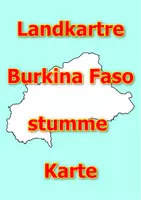 Vorschau - Arbeitsblätter - Landkartre von Burkina Faso stumme Karte mit Umrissen der Nachbarländer - Deckblatt