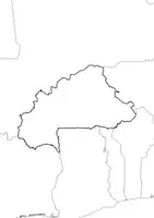 Vorschau - Arbeitsblätter - Landkartre von Burkina Faso stumme Karte mit Umrissen der Nachbarländer - Seite 2