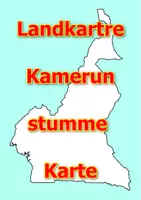 Vorschau - Arbeitsblätter - Landkartre von Kamerun stumme Karte mit Umrissen der Nachbarländer - Deckblatt