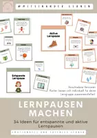 Vorschau - Fördermaterial/Inklusion - Materialpaket - Lernpausen - Seite 1