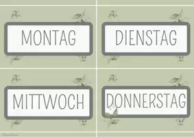 Vorschau - Bildkarten - Stundenplan/Unterrichtsfächer - Bildkarten - Seite 3