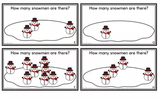 Vorschau - Arbeitsblätter - Numbers Task Cards (0-20) - Snowman Edition - Seite 3