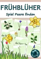 Vorschau - Spiele - Frühblüher – Spiel „Paare finden“ für die Grundschule (Klasse 1–4) - Deckblatt