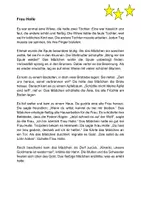 Vorschau - Fördermaterial/Inklusion - Frau Holle Märchentext differenziert - Seite 2