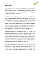 Vorschau - Fördermaterial/Inklusion - Hans im Glück Märchentext differenziert - Seite 1