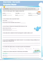 Vorschau - Arbeitsblätter - Virtuelles Wasser! (Fragebogen zum Film, Auftrag Lernplakat, soziale und ökologische Folgen von Wasserknappheit) - Seite 1