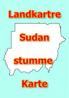 Vorschau - Arbeitsblätter - Landkartre von Sudan stumme Karte mit Umrissen der Nachbarländer - Deckblatt