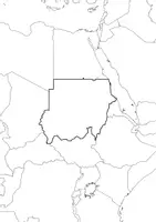 Vorschau - Arbeitsblätter - Landkartre von Sudan stumme Karte mit Umrissen der Nachbarländer - Seite 3
