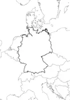 Vorschau - Arbeitsblätter - Landkartre von Deutschland stumme Karte mit Umrissen der Nachbarländer - Seite 3
