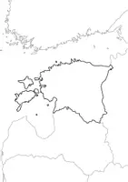 Vorschau - Arbeitsblätter - Landkartre von Estland stumme Karte mit Umrissen der Nachbarländer - Seite 2