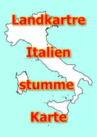 Vorschau - Arbeitsblätter - Landkartre von Italien stumme Karte mit Umrissen der Nachbarländer - Deckblatt
