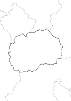 Vorschau - Arbeitsblätter - Landkartre von Nordmazedonien stumme Karte mit Umrissen der Nachbarländer - Seite 2