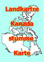 Vorschau - Arbeitsblätter - Landkartre von Kanada stumme Karte mit Umrissen der Nachbarländer - Deckblatt
