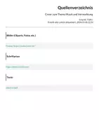 Vorschau - Mal- und Bastelvorlagen - Cover zum Thema Musik und Vermarktung - Seite 1