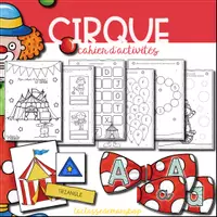 Aperçu - Feuilles d'exercices - Cahier d´activités - Le cirque - Page de couverture