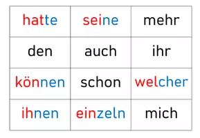 Vorschau - Fördermaterial/Inklusion - Sichtwortschatz trainieren - Blitzwortlesen - Seite 2