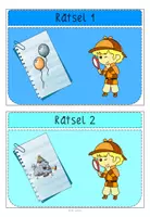 Vorschau - Arbeitsblätter - Mini-Escape-Game Silvester Neujahr - Einmaleins - Seite 1