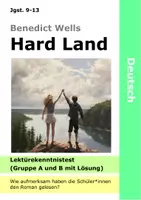 Vorschau - Test - Benedict Wells - Hard Land - Lesetest A/B Lektüretest mit Lösung - Deckblatt