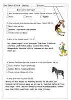 Vorschau - Arbeitsblätter - Quiz zum Zirkus-Check (mit Lösung) - Seite 2