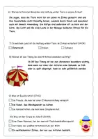 Vorschau - Arbeitsblätter - Quiz zum Zirkus-Check (mit Lösung) - Seite 3
