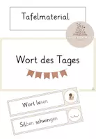 Vorschau - Präsentationen/Tafelbilder - Wort des Tages Tafelmaterial - Deckblatt