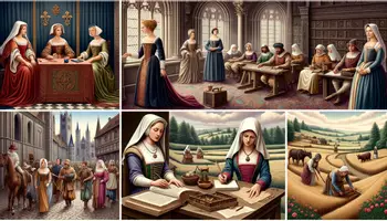 Vorschau - Arbeitsblätter - Welche Rolle spielten Frauen im Mittelalter? - Deckblatt