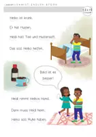 Vorschau - Arbeitsblätter - Leseblatt H - Seite 1