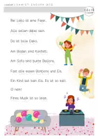 Vorschau - Arbeitsblätter - Leseblatt Ei - Seite 1