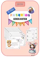 Vorschau - Arbeitsblätter - Materialpaket Lesekarten, ab 2.Klasse - Seite 1