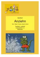 Vorschau - Arbeitsblätter - Anziehn - Spiellied - RJ Gross - Deckblatt