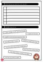 Aperçu - Feuilles d'exercices - Activités à partir du livre : "La galette à l'escampette" - Page 3