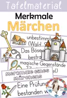 Vorschau - Präsentationen/Tafelbilder - Märchen - Merkmale - Tafelmaterial - Deckblatt