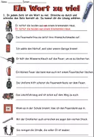 Vorschau - Arbeitsblätter - AnybookPro Material: Ein Wort zu viel - Die Feuerwehr - Seite 2