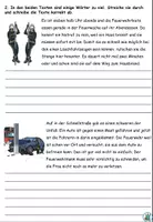 Vorschau - Arbeitsblätter - AnybookPro Material: Ein Wort zu viel - Die Feuerwehr - Seite 3