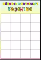 Vorschau - Arbeitsblätter - AnybookPro Material: Wortschatz hören "Fasching" - Deckblatt