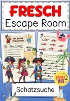 Vorschau - Arbeitsblätter - FRESCH Methode / Escape Room / Schatzsuche - Deckblatt