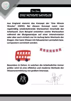 Vorschau - Arbeitsblätter - Der Darmverschluss auf nem One Minute Wonder! - Deckblatt